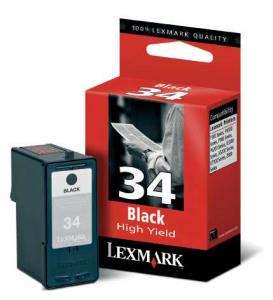 18C0034E Cartus #34 High Capacity negru original pt. Lexmark