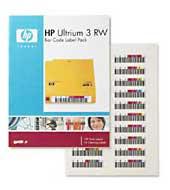 Q2007A HP Ultrium 3 RW Bar Code Label Pack