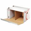 Container pt. arhivare Esselte din carton alb cu desch. front. -510x275x365 mm
