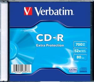 CD-R Extra Protection 52x, 700MB, Slim Case