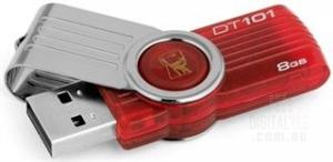 Flash Drive USB 8GB DataTraveler 101G2 RED