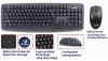 Kit Tastatura&Mouse KM-110X, Black, USB