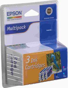 C13T048C40 Multipack 3 cartuse Cy/Mg/Bk pt. R200/300