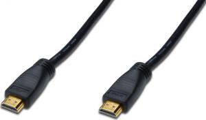 10m HDMI High Speed connection cable, w/amp, type A/M type A/M
