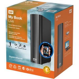 My Book LIVE External HDD 3.5", 1TB, Gigabit Ethernet, Black