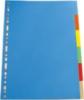 Index carton color a4, 6 diviziuni/set