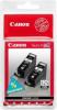 Pgi-525bk twin pack (set 2 cartuse negre pe baza de pigment)