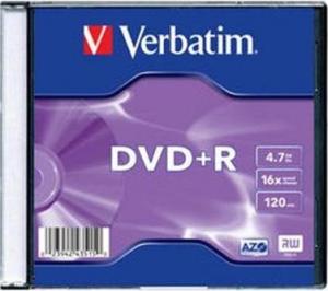 DVD+R, 16x, 4.7GB, 120min, slim case