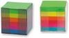 Cub notite color 9x9cm 500 file, infoliat