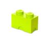 Cutie depozitare LEGO 1x2 verde deschis