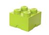 Cutie depozitare LEGO 2x2 verde deschis