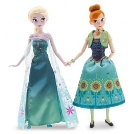 Set Papusi Frozen Fever Elsa si Anna