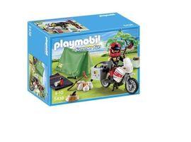 MOTOCICLIST LA CAMPING Playmobil