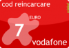 Cod reincarcare cartela prepaid vodafone 7 euro.