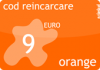 Cod reincarcare cartela orange prepay 9 euro.