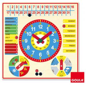 Calendar si ceas Goula