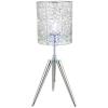 Veioza LED Globo Reticuli 24655 nichel mat , crom, cristal