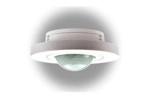 Senzor de miscare infrarosu 360&deg; pentru tavan, aplicat sau incastrat, GEV Light Boy 018518 alb IP44, 230V