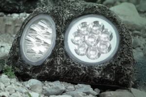 Globo Lighting 33925 lampa solara Stone cu 2 spoturi cu LED-uri albe