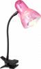 Lampa copii globo clip 54853 metal, plastic ciclam