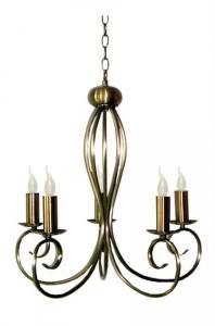 Lustra Candellux Iriana 5x40W E14 lumanare, patina 35-31740