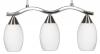 Suspensie sufragerie candellux tulipan 3x40w e14 lumanare, nichel