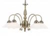 Candelabru living Globo Landlife 5 x 60 W E27 230V alama, sticla 6870-5