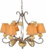 Klausen KL2690 Queen 6, crom satin/crem/crem, candelabru 6 becuri