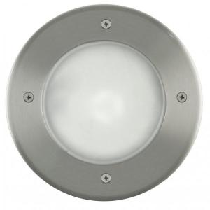 Spot pardoseala rotund LED iluminat exterior Eglo Riga 3 88449 1,28W GU10 IP67, cu 1 bec LED 1,28W cadou