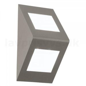 Eglo 91096 Morino LED, aluminiu argintiu / alb, aplica exterior
