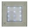 Set 3 spoturi LED patrate terasa LED iluminat exterior Eglo Park 1 86511 1,2W LED IP67, cu 3 LED-uri 1,2W cadou