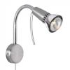 Lampa de perete moderna Eglo Fox 1 86954 1x 40W E14 orientabila, cu intrerupator, cu 1 bec reflector 40W cadou