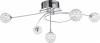 Plafoniera sufragerie globo azalea 56630-5 crom,