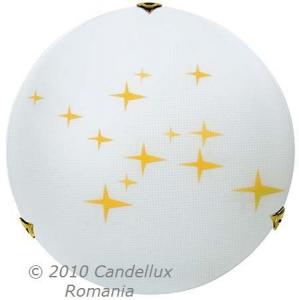 Plafoniera STARS 2x60W E27 Galbena