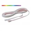 Cablu de alimentare cu 4 fire, cu stecher si conector, pentru LED-uri RGB