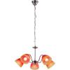 Lustra sufragerie globo arancia 6221-5 nichel mat,