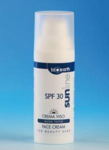 Crema solara ten SPF30 cu ulei de imortele bio si acid hialuronic Bioearth 50ml