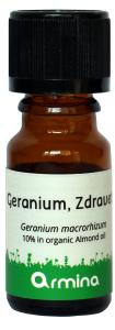 Ulei esential de geraniu (geranium macrorhizum) bio