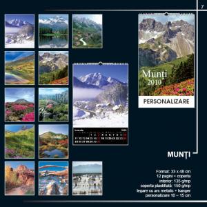 Calendare personalizate Munti