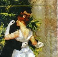 Servetel decorativ "Renoir:Dans a la ville"