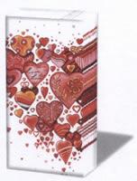 Batista decorativa 'Withe love'