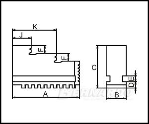 Bacuri interioare dure DIJ-DK12-315