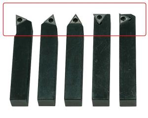 Set 10 placute amovibile carbura metalica pentru cutite de strung cu coada 20 mm