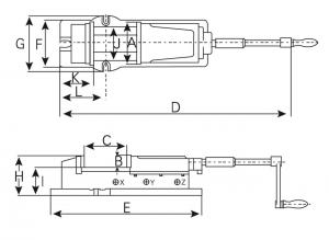 Menghina hidraulica VH 100