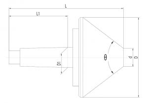 Varf de centrare MK 4 / 125 mm