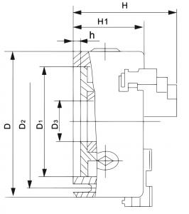 Universal cu 3 bacuri Standard DK11-315