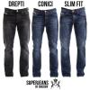 Jeans pentru barbati - model drept, conic, slim fit -