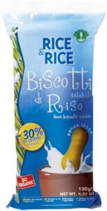 RICE BISCUITS (also for baby's bottle) dairy free and no added fats 120g