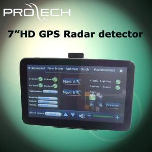 Detector radar 7inch, cu GPS, monitor HD si Bluetooth