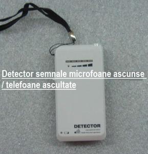 Detector de microfoane ascunse si telefoane ascultate